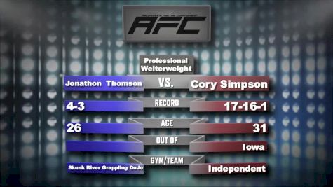 Jonathon Thomson vs Cory Simpson - Ascendancy FC 15 Replay