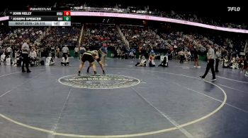 2A 215 lbs Cons. Round 2 - John Kelly, Wheatmore vs Joseph Spencer, Manteo High School