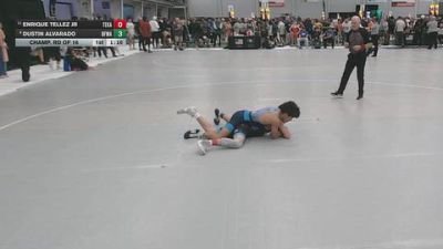 106 lbs Champ. Rd Of 16 - Enrique Tellez Jr, Team Kansas vs Dustin Alvarado, Black Fox Wrestling Academy