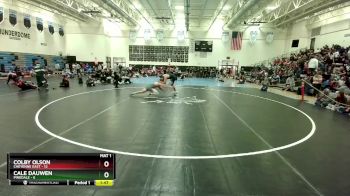 190 lbs Round 3 (3 Team) - Cale Dauwen, Pinedale vs Colby Olson, Cheyenne East
