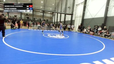 Junior FK - 144 lbs Cons. Round 3 - Moses Elias Chesneau, Roosters Wrestling Club vs Ayden Warden, Ascend Wrestling Academy