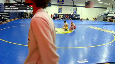 165 lbs Quarterfinal - Griffin Bohanan, Fort Hays State vs Rhett Briggs, Labette Community College