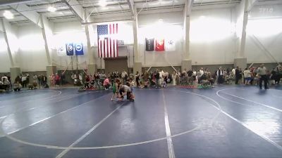 42-45 lbs Cons. Semi - Brooklyn Perez, Team Prestige Wrestling vs Mara Kelson, Jayhawk Wrestling