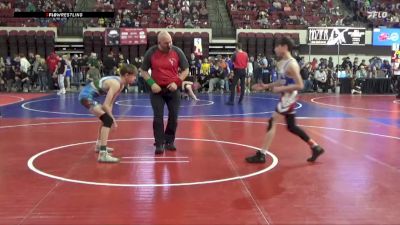 95 lbs Cons. Round 4 - Jaxon Steffenson, North Montana Wrestling CLub vs Jax Miles, Team Champs