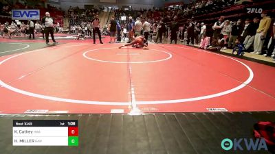 126 lbs Final - Ki'Morah Cathey, HURRICANE WRESTLING ACADEMY vs Harley MILLER, Raw Wrestling Club