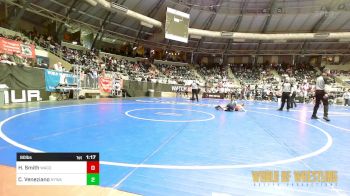 80 lbs Round Of 32 - Hunter Smith, Wagoner Takedown Club vs Camron Veneziano, Newtown (CT) Youth Wrestling