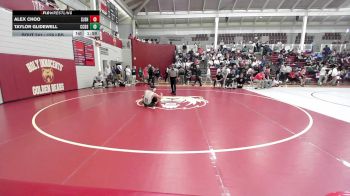 126 lbs Round Of 16 - Alex Choo, St. John's School vs Taylor Glidewell, Charlotte Country Day