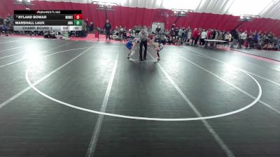 12U Boys - 98 lbs Champ. Round 1 - Ridge Ealey, Iowa vs Brooks Halverson, RT Elite Wrestling