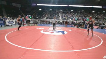 4A-126 lbs Quarterfinal - Pryce Wiginton, Riverton vs Sammy Sanchez, Cheyenne East