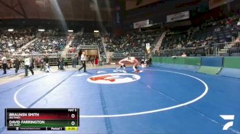 2A-152 lbs Cons. Round 3 - Braunsn Smith, Big Piney vs David Farrington, Big Piney