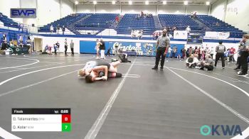 132 lbs Final - Daniel Talamantes, Bristow Youth Wrestling vs Quade Kolar, Team Nomad