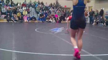 125 lbs 7th Place Match - Megan Patterson, Thunder Basin High School vs Lana Mason, Glasgow