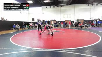 150 lbs Round Of 16 - Alessandro Ordaya, Manchester vs Jagger DeBenedet, Shelton