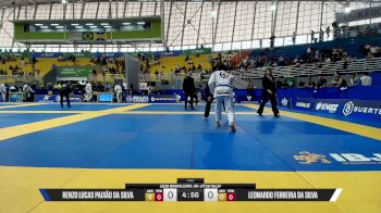 Leonardo Ferreira Da Silva vs Renzo Lucas Paixão Da Silva 2026 Brasileiro Jiu-Jitsu IBJJF