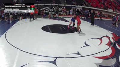 130 lbs Champ. Rd Of 16 - Ka'iwahie Sakamoto-Flores, Hawaii vs Cadence Hansen, Utah