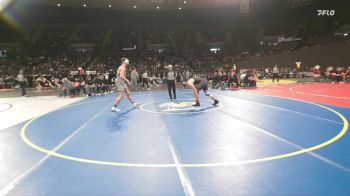 3A Boys 215 lbs Quarterfinal - Brody Buzzard, Harrisburg Boys vs Ronald Minard, Cascade Christian Boys