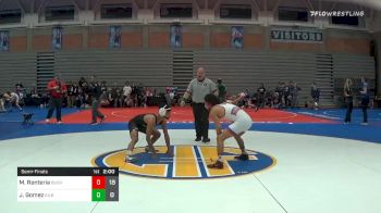128 lbs Semifinal - Maximo Renteria, Buchanan vs Jayden Gomez, Gilroy