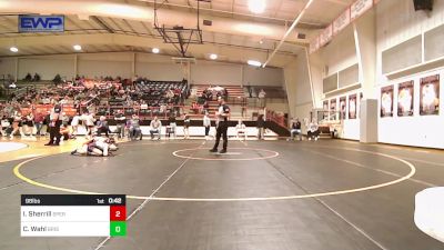 98 lbs Consolation - Issac Sherrill, Sperry High School vs Caysen Wahl, Bristow High School