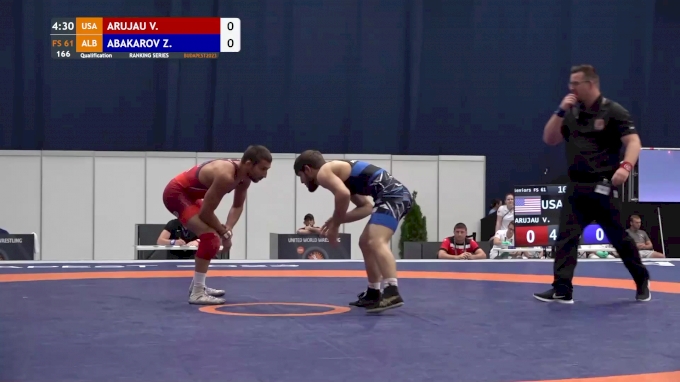 61 kg Qualif Vitali Arujau, USA vs Zelimkhan Abakarov, ALB