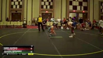 117 lbs Round 5 (6 Team) - Harry Asatrian, Elite Wrestling Red vs Julianna Hernandez, Steel Valley Silver