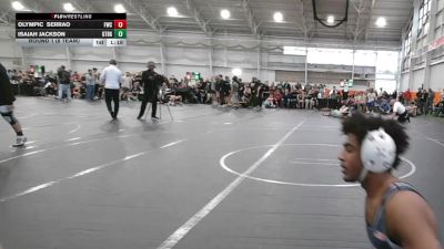138 lbs Round 1 (8 Team) - Olympic Serrao, Freakztyle Wrecking Crew vs Isaiah Jackson, Gettysburg
