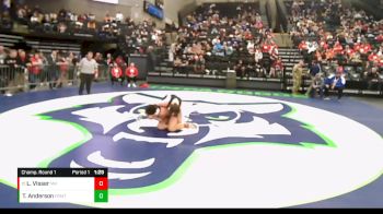 Champ. Round 1 - Landon Visser, Mountain Ridge vs Trapper Anderson, Fremont