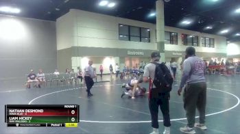 120 lbs Round 1 (6 Team) - Nathan Desmond, MAWA Blue vs Liam Hickey, Raw (Raleigh)