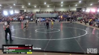 Girls 107 lbs Champ. Round 1 - Ellie Underwood, Seymour vs Emma Arnold, Gallatin (Girls)