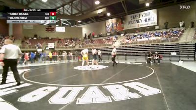 2A 157 lbs Cons. Round 3 - Taren Bayles, San Juan vs Kasen Crum, Duchesne