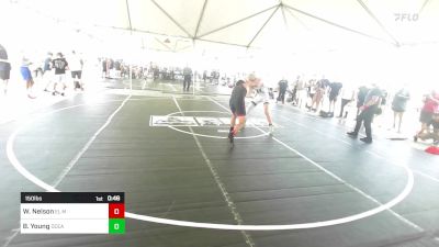 150 lbs Consi Of 32 #2 - Wylie Nelson, El Modena vs Brendan Young, Oceanside WC