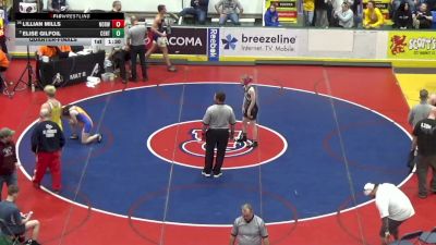 119 lbs Quarterfinal - Lillian Mills, Norwin vs Elise Gilfoil, Central Dauphin