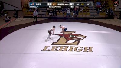 157 - lbs Nick Delp, Bucknell vs Luca Frinzi, Lehigh
