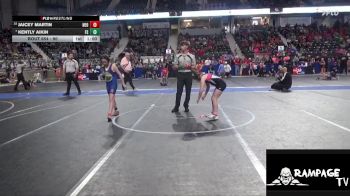 90 lbs Cons. Round 1 - Kently Aikin, Fort Scott vs Jaicey Martin, Neodesha