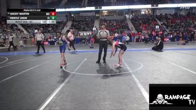 90 lbs Cons. Round 1 - Kently Aikin, Fort Scott vs Jaicey Martin, Neodesha