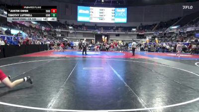 7A 132 lbs Cons. Semi - Austin Owen, Thompson HS vs Timothy Luttrell, Smiths Station Hs