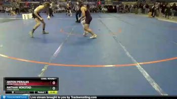 126 lbs Cons. Round 1 - Nathan Hokstad, Fargo South vs Anton Perales, Grand Forks Central