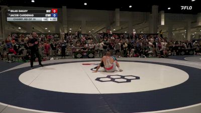 92 kg Champ. Rd Of 16 - Silas Dailey, Minnesota - RTC vs Jacob Cardenas, CKWC/ Titan Mercury Wrestling Club