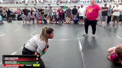 60 lbs Semis & 1st Wrestleback (8 Team) - Meagan Hill, Florida Scorpions vs Levi Kaufman, Georgia United