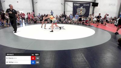 71 kg Rr Rnd 3 - Brooke Davis, New England Trappers West vs Maddison Miller, Mat Assassins Girls