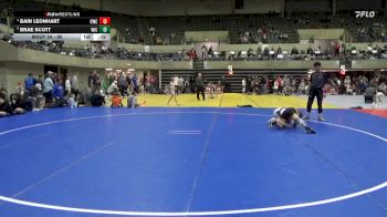 90 lbs Cons. Round 1 - Bain Leonhart, Outlaw Wrestling Club vs Brae Scott, Thorn Wrestling Club