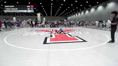 86 lbs Cons. Semis - Ames Dore, Standfast Wrestling vs Cruz Canales, Claremore Wrestling Club