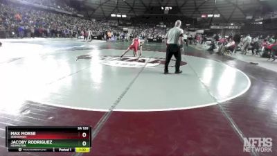 3A 120 lbs Champ. Round 2 - Jacoby Rodriguez, Hermiston vs Max Morse, Snohomish