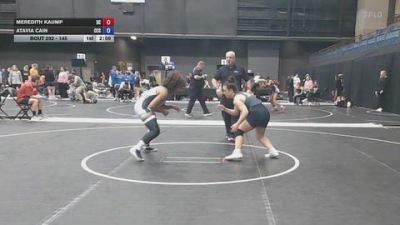 145 lbs Cons. Round 4 - Meredith Kaump, Doane vs Atavia Cain, Colby Community College