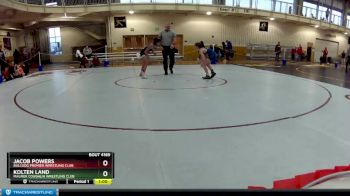 83 lbs Cons. Semi - Kolten Land, Maurer Coughlin Wrestling Club vs Jacob Powers, Bulldog Premier Wrestling Club