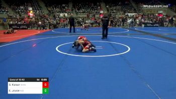 84 lbs Consolation - Garon Kaiser, Oklahoma Wrestling Academy vs Everett Joyce, Maize WC