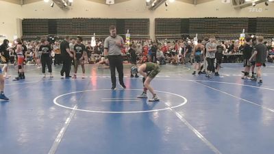 81 lbs Rr Rnd 3 - Wyatt Breton, Smitty's Barn - MSC vs John Kocher, Washington Twp - MSC