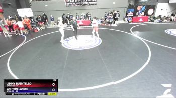 175 lbs Round 4 (16 Team) - Jimmy Buentello, LAWA-FR vs Ashton Lassig, IEWA-FR