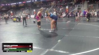 180 lbs Cons. Round 3 - Taryn Boehmer, Team Iowa vs Brooke Huffman, Team Wisconsin