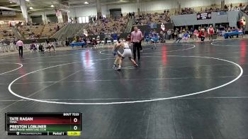 105 lbs Quarterfinal - Tate Ragan, TNWA vs Preston Lobliner, Brentwood Wrestling Club