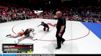 126 lbs D1/d2/d3 Finals (sat 3:00 P.m.) - Perry Baehr, Kaukauna vs Carter Freeman, Wisconsin Rapids Lincoln